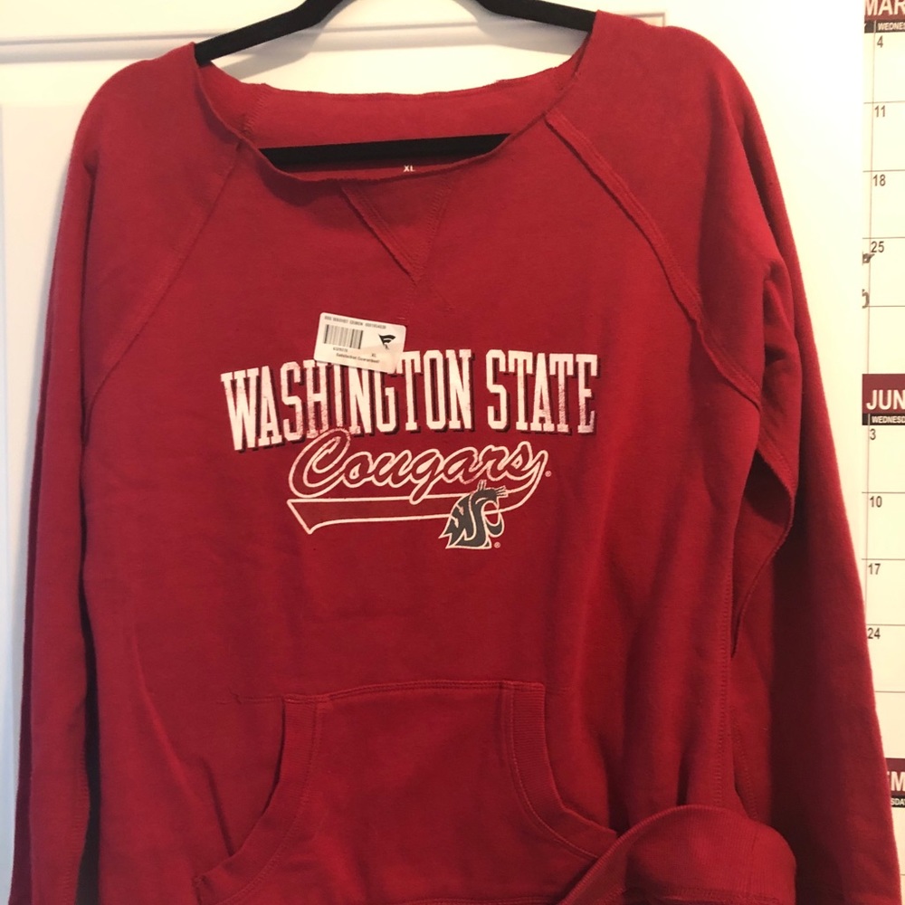Washington State off the Shoulder Sweatshirt